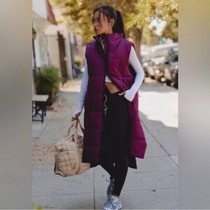 Free People Movement On the Go Long Puffer Vest